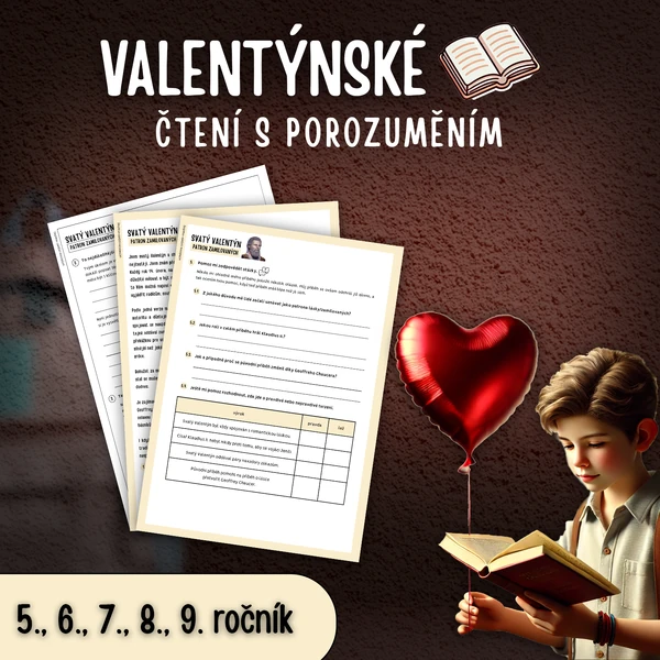 VALENTÝN: čtení s porozuměním (5. až 9. ročník)