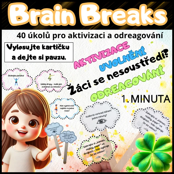 Brain breaks – aktivizační a uvolňovací úkoly 
