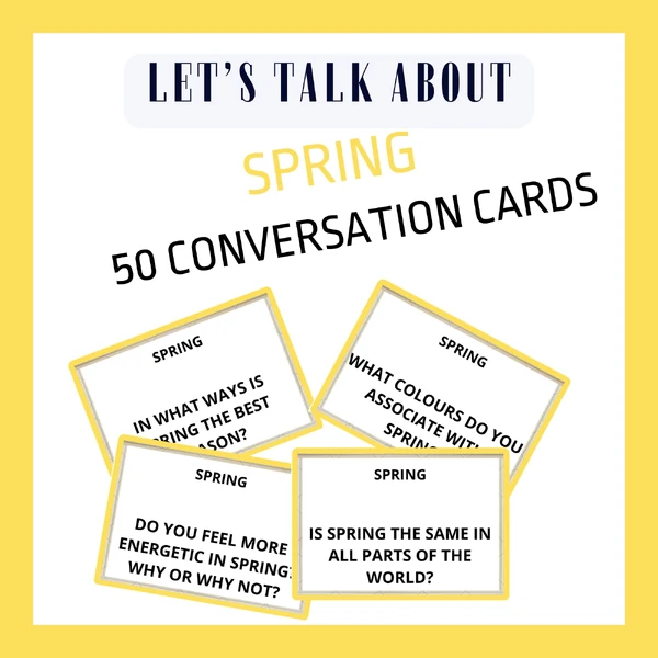 SPRING - CONVERSATION CARDS