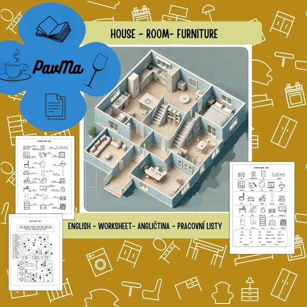 ENGLISH: My house - Dům a jeho vybavení