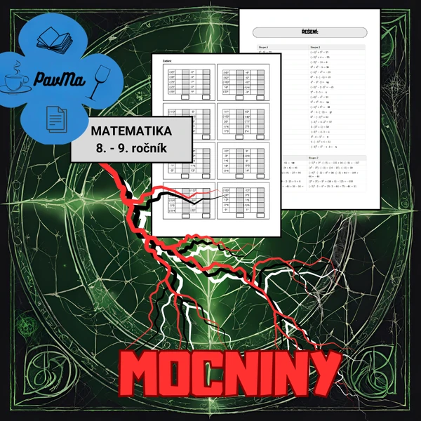 MATEMATIKA: Mocniny - Pracovní listy s řešením