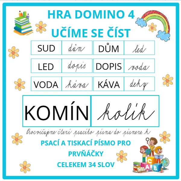 Učíme se číst: Domino 4