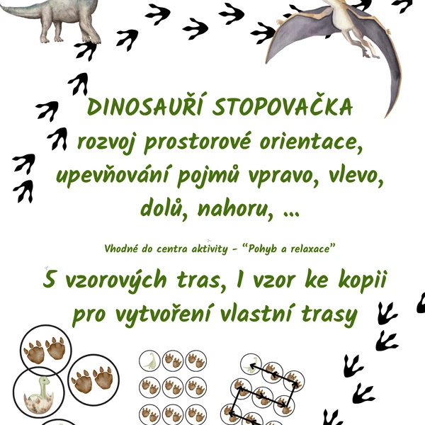 Dinosauří stopovačka