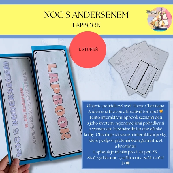 Lapbook - Noc s Andersenem