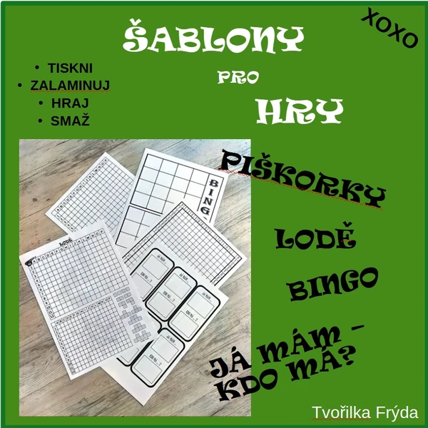 Šablony pro hry