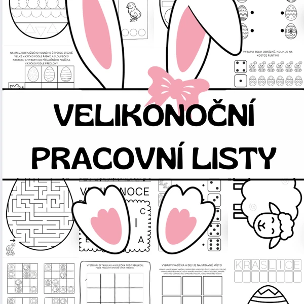 VELIKONOČNÍ pracovní listy
