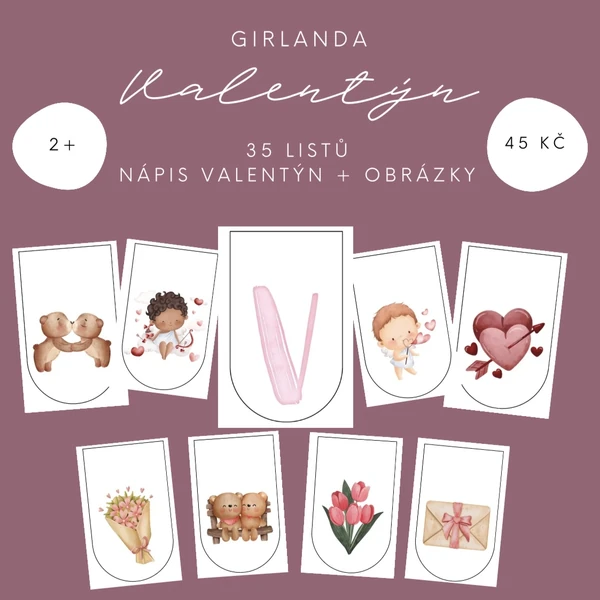 Girlanda - Valentýn