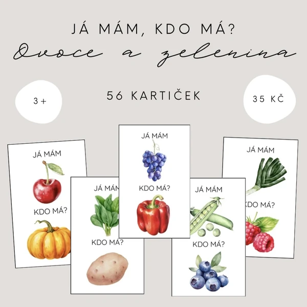 Já mám, kdo má? - Ovoce a zelenina