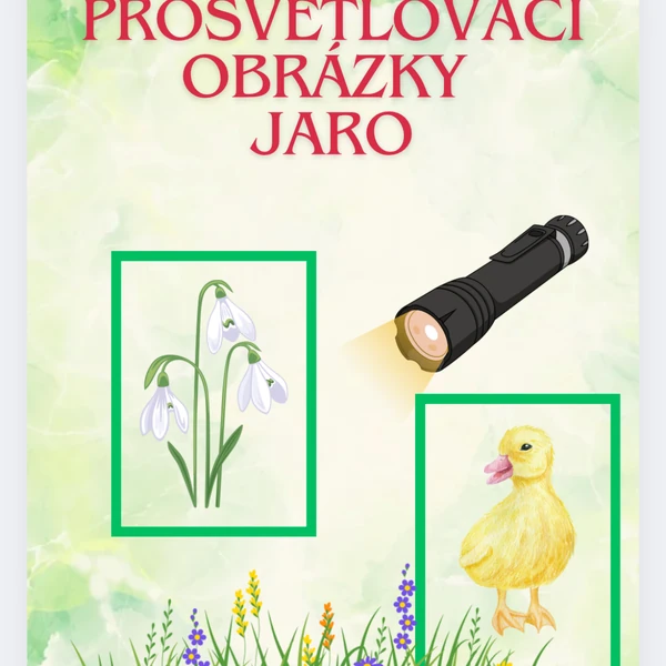 Prosvětlovací obrázky jaro