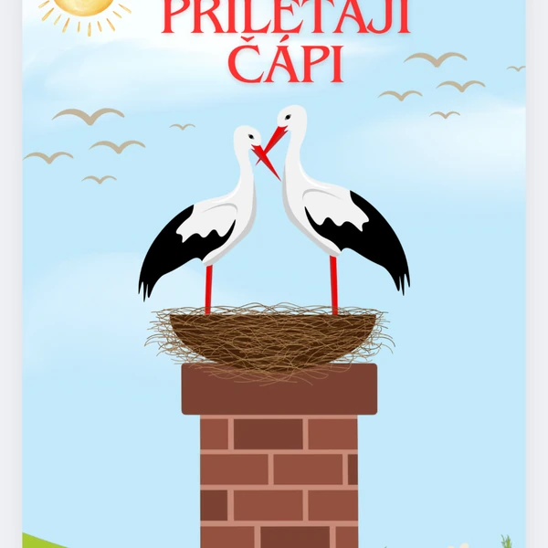 Jaro přilétají čápi