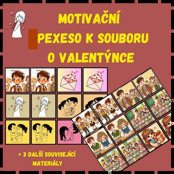 MOTIVAČNÍ PEXESO K SOUBORU O VALENTÝNCE
