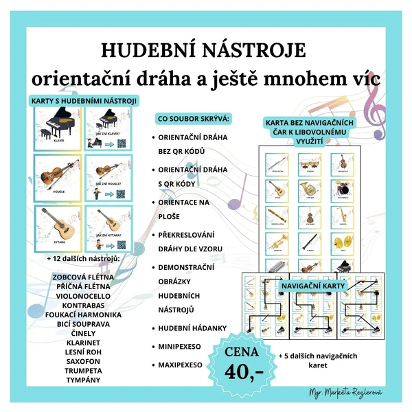Hudební nástroje - orientační dráha a ještě mnohem víc