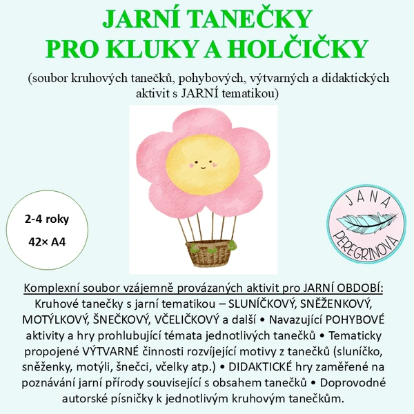 JARNÍ TANEČKY PRO KLUKY A HOLČIČKY – KRUHOVÉ tanečky a další navazující aktivity