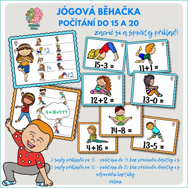 Jógová běhačka – počítání do 15 a 20 