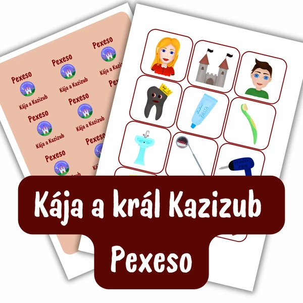 PEXESO - Kája a král Kazizub 