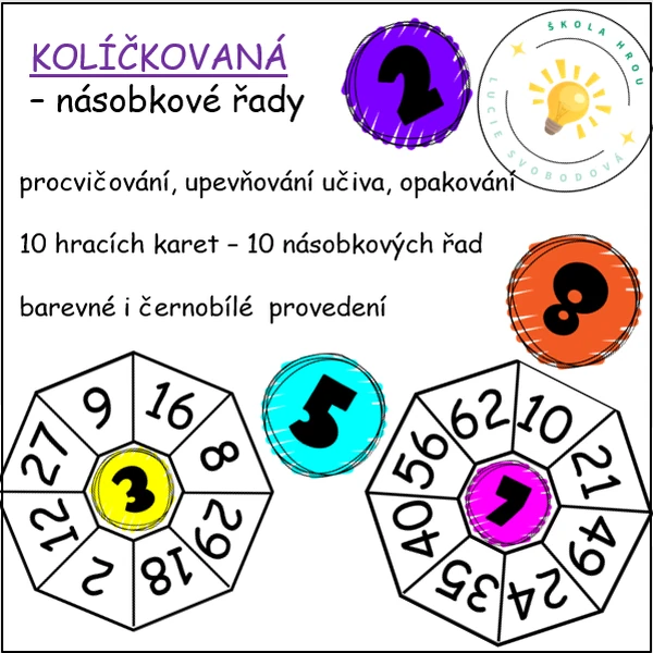 Kolíčkovaná - násobilka