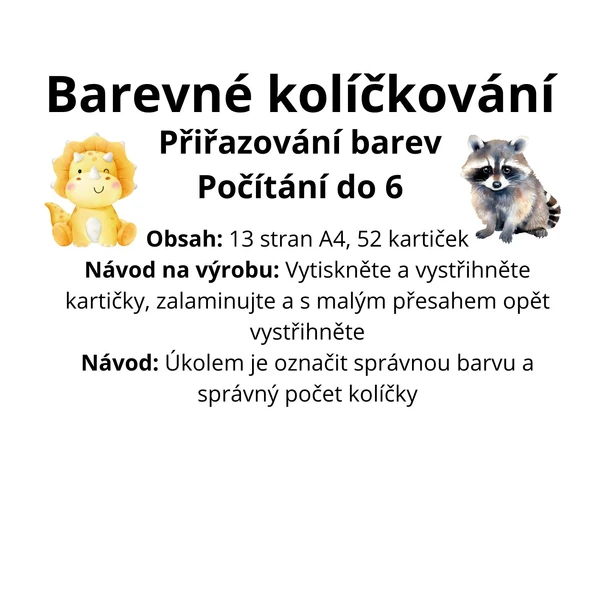 Barevné kolíčkování