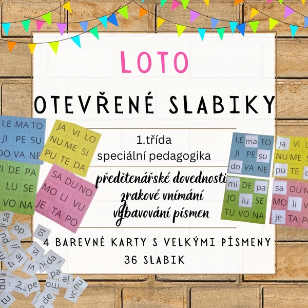 LOTO - otevřené slabiky