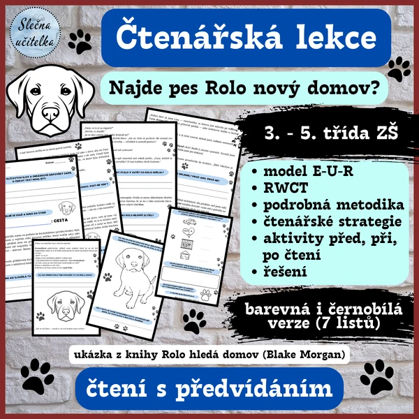 ROLO HLEDÁ DOMOV - čtenářská lekce