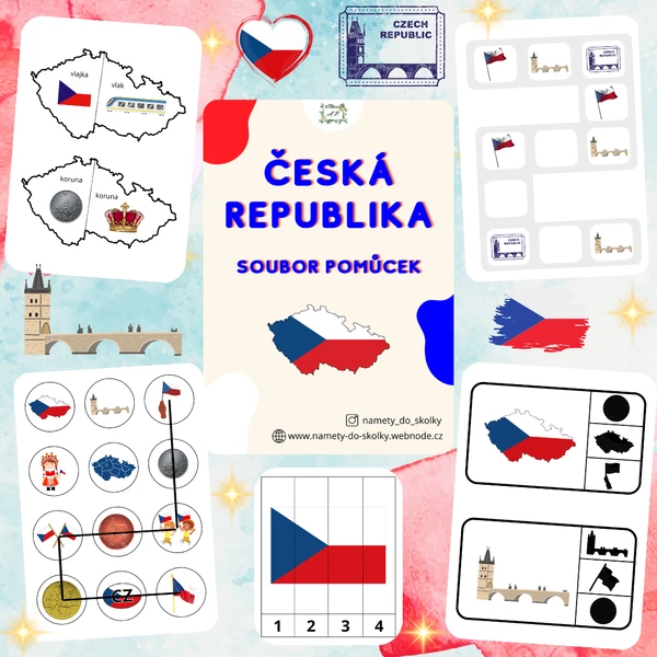 Česká republika - soubor pomůcek 