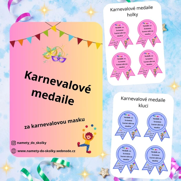 Karnevalové medaile 2025 