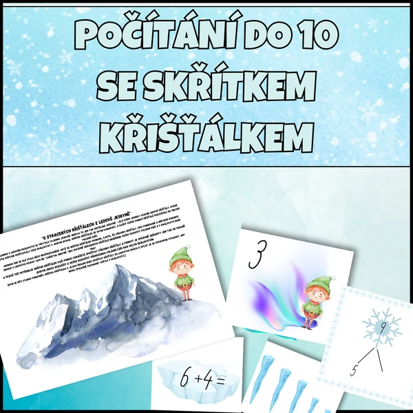 Počítání do 10 se skřítkem Křišťálkem