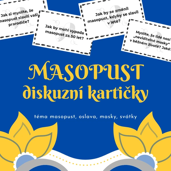 Masopust - diskuzní kartičky