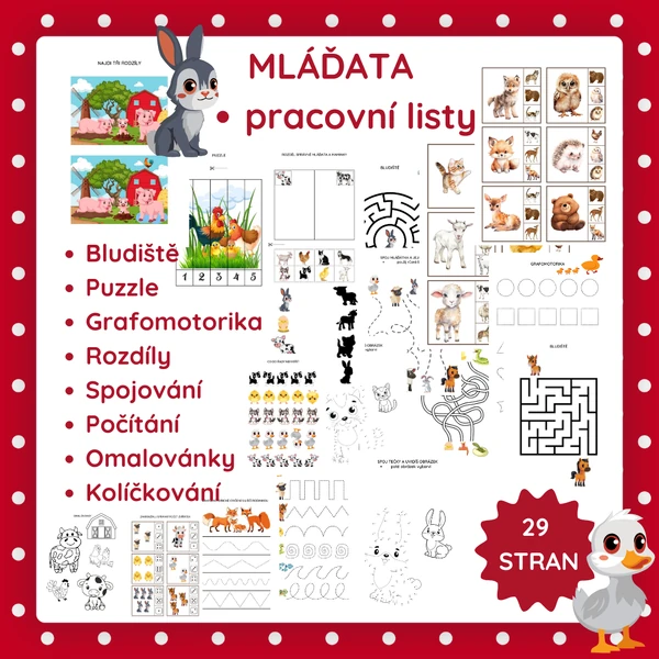 MLÁĎATA - pracovní listy