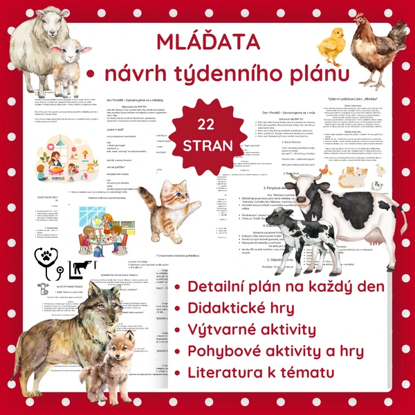 MLÁĎATA - návrh týdenního plánu