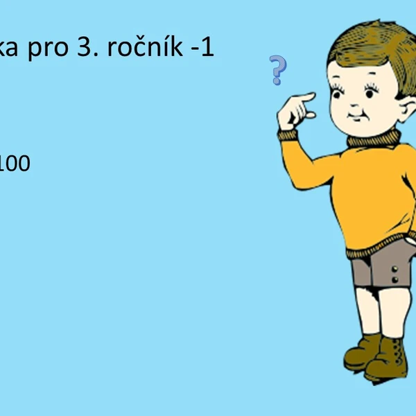 Matematika pro 3. ročník - 1