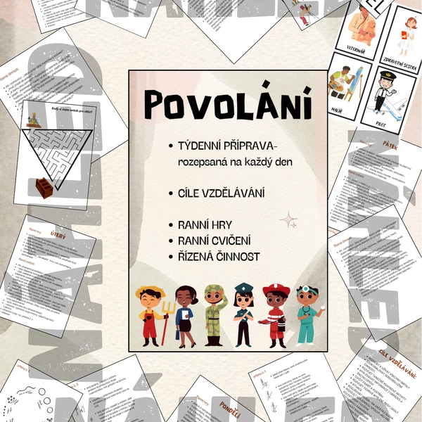 Kompletní příprava do MŠ- povolání