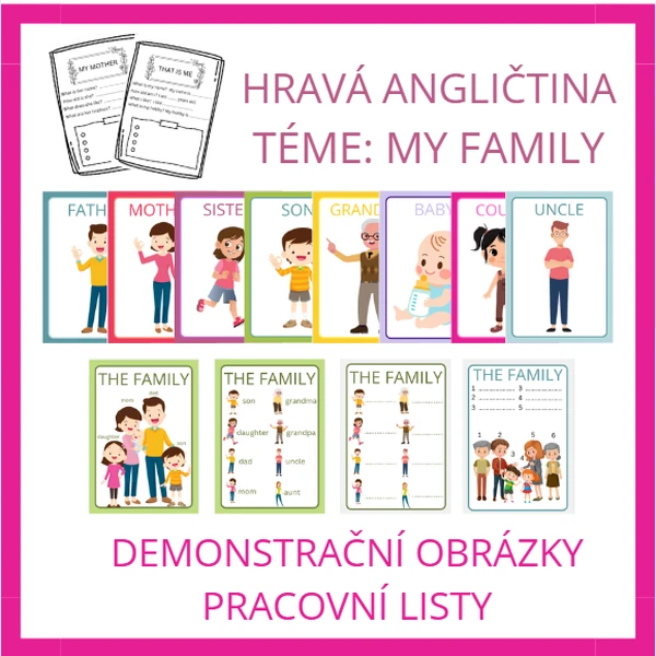 Hravá angličtina: Moje rodina