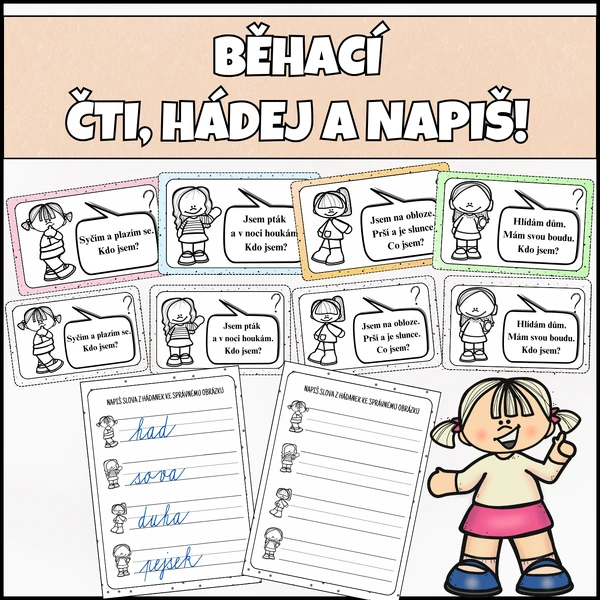 BĚHACÍ ČTI, HÁDEJ, NAPIŠ!