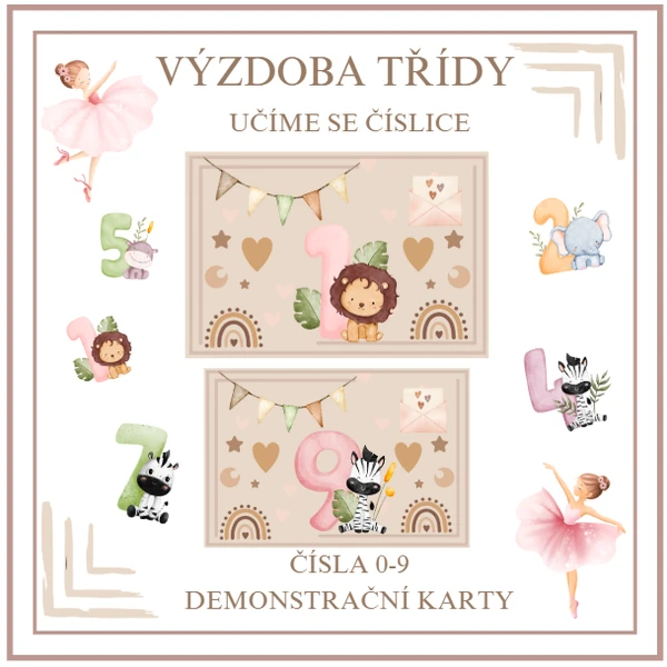 Výzdoba čísla od 0-9
