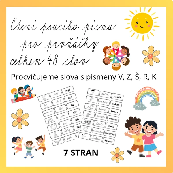Čtecí kartičky pro prvňáčky