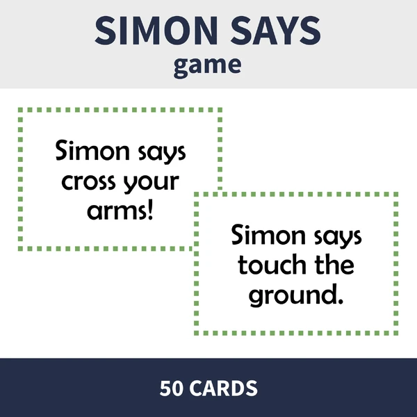SIMON SAYS (50 příkazů)