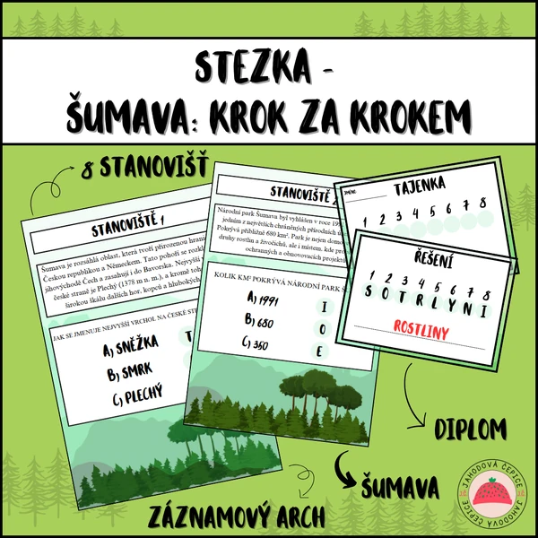 Stezka - Šumava: Krok za krokem