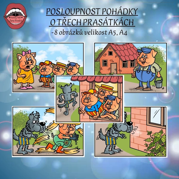 POSLOUPNOST POHÁDKY-O TŘECH PRASÁTKÁCH