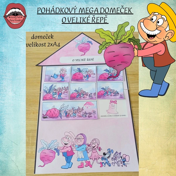 POHÁDKOVÝ MEGA DOMEČEK-O VELIKÉ ŘEPĚ 