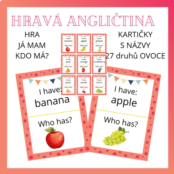Hravá angličtina: OVOCE