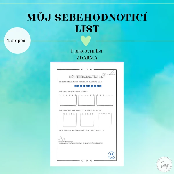 Můj sebehodnoticí list