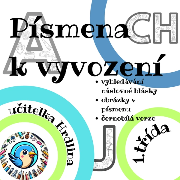 PÍSMENA k vyvozování 
