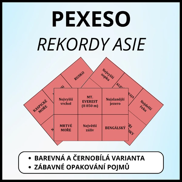 Rekordy Asie - Pexeso