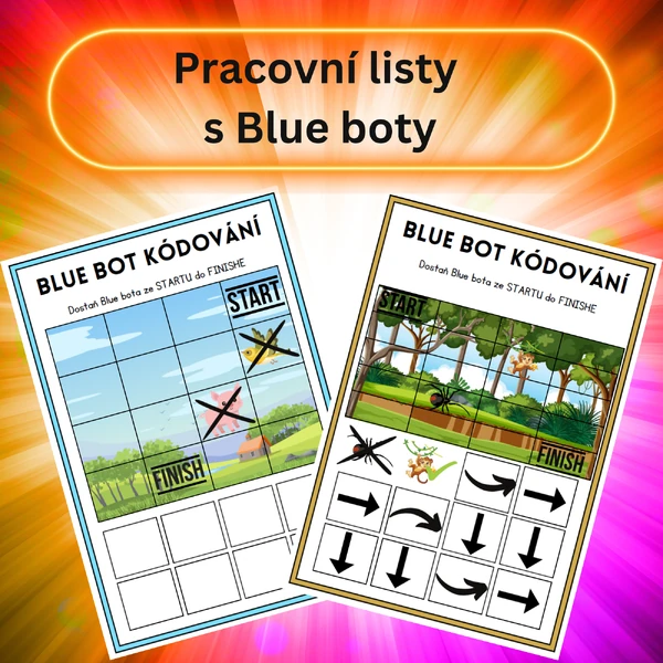 Pracovní listy s Blue boty