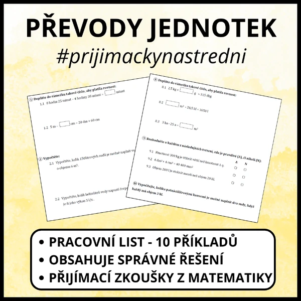Převody jednotek