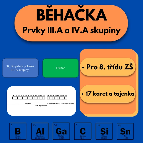 Běhačka - Prvky III.A a IV.A skupiny