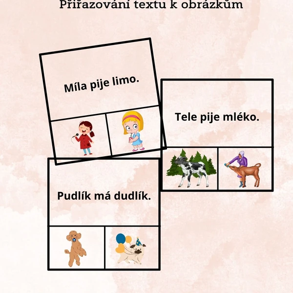 Přiřazování textu k obrázkům