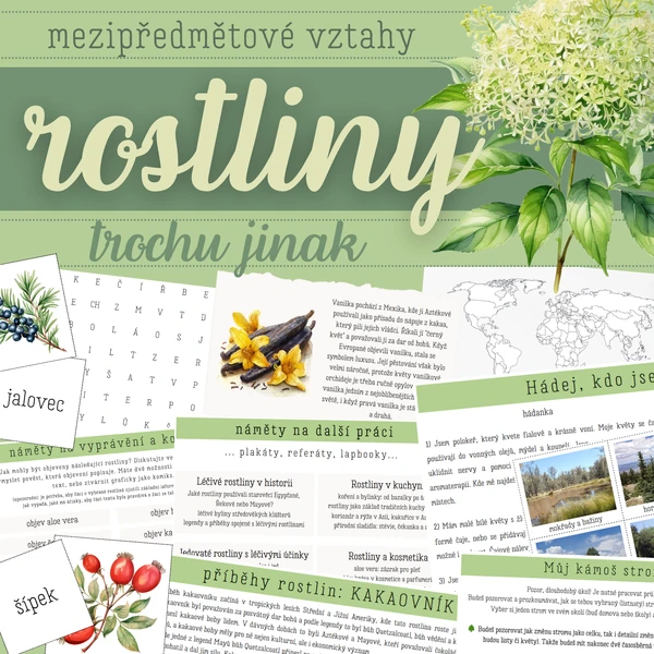 ROSTLINY (trochu jinak) - sada aktivit