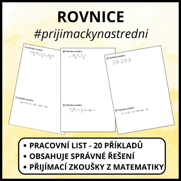 Lineární rovnice