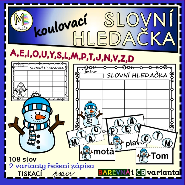 KOULOVACÍ SLOVNÍ HLEDAČKA